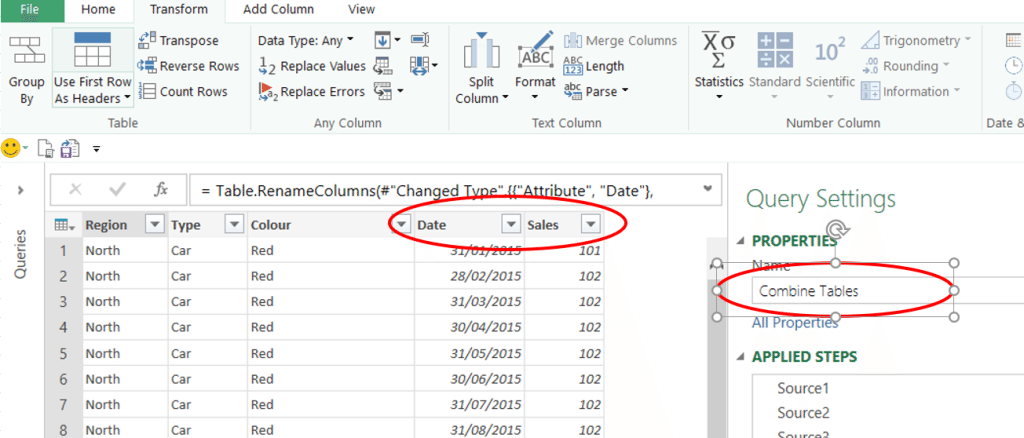 Combine Multiple Tables With Excel Power Query Access Analytic