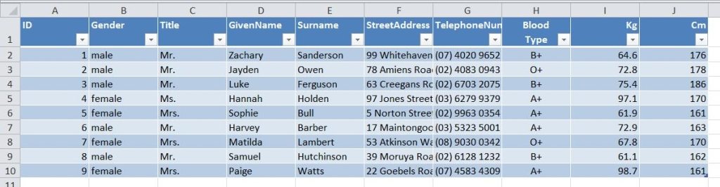 Paste Special Column Widths - Table B