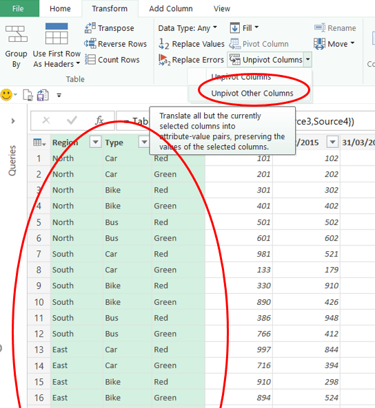 excel query table change connection