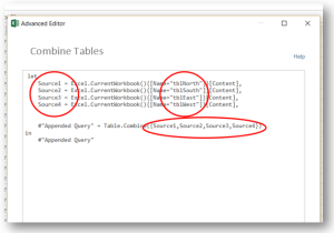 Combine Multiple Tables With Excel Power Query - Access Analytic