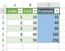 Power Query Trap Formula Autofill