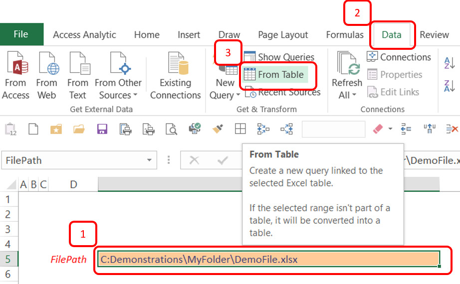 ms excel 2016 query editor