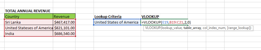 Excel data validation