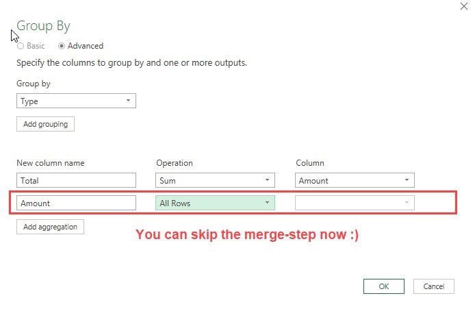 Percentage of subtotal in Power Query