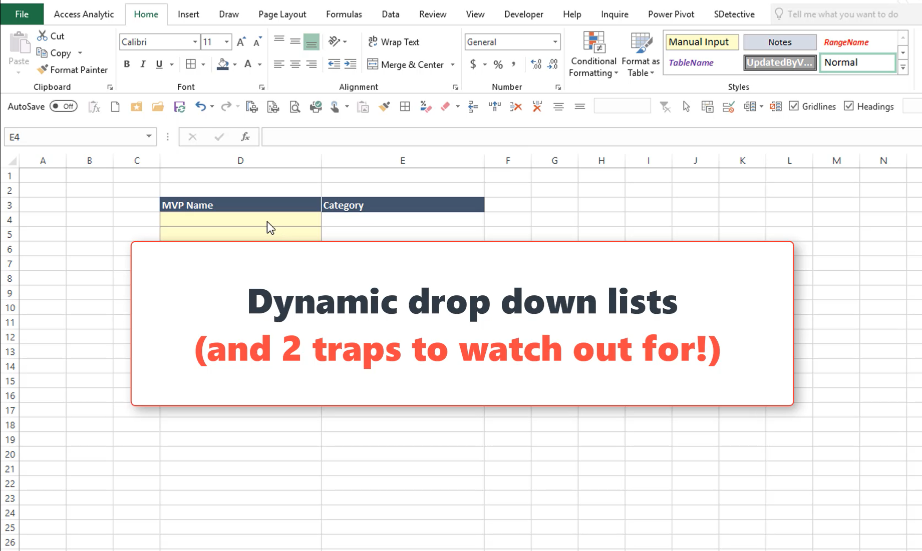 create-a-dynamic-drop-down-list-in-excel-access-analytic